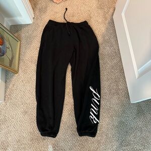 Victoria’s Secret Pink Black Sweatpants